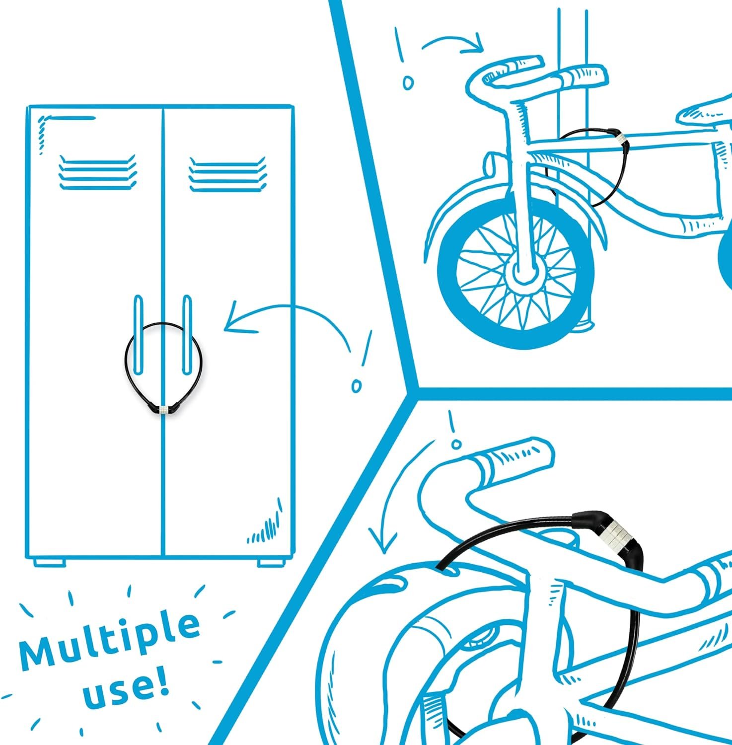 CANDADOS INFANTILES CODE LOCK - COLORES 4